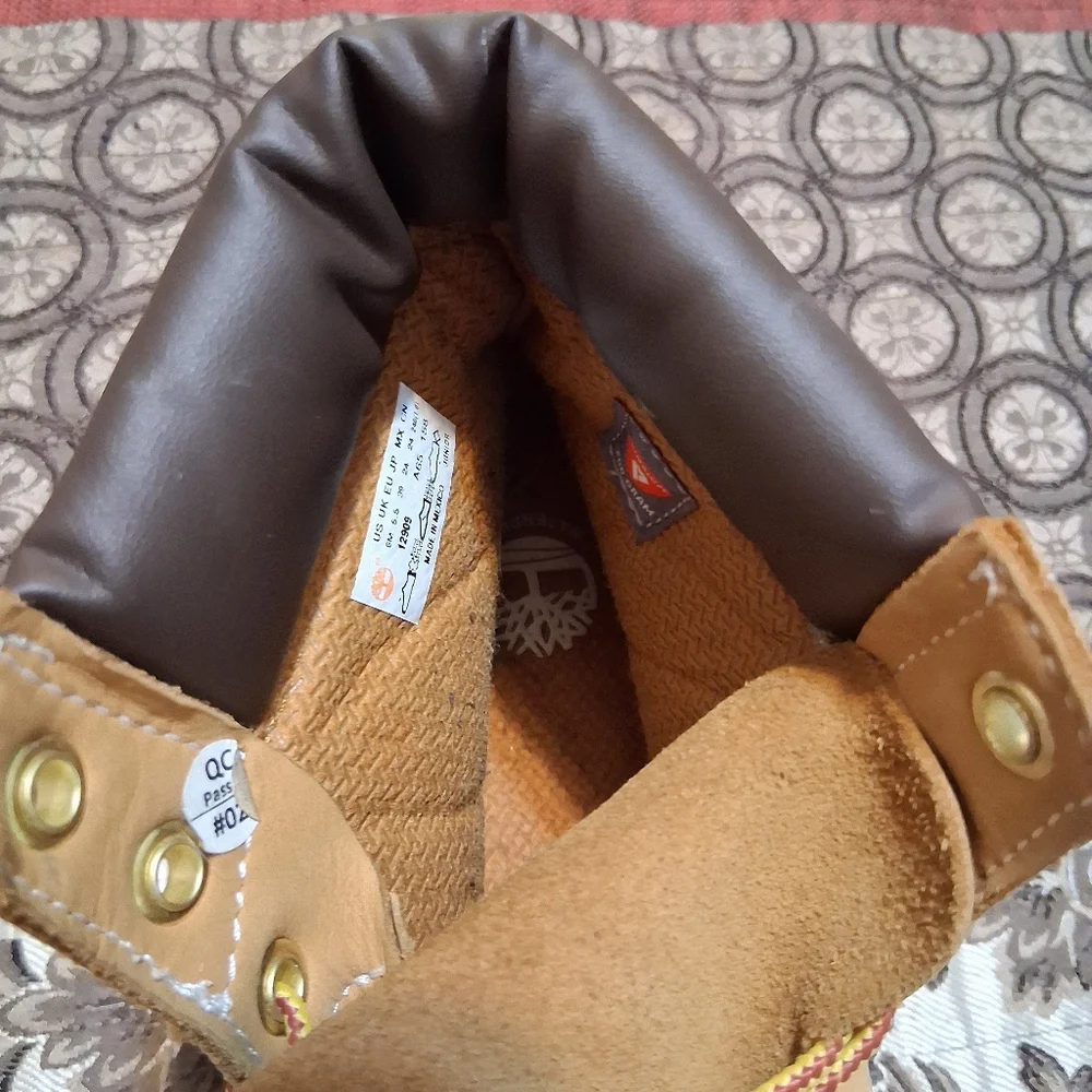 Timberland Juniors Sz6M Shoes Boots Tan-Brown Unisex Women (Sz8)‎ Waterproof